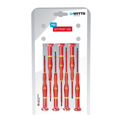 Witte Juegos de 7 destornilladores de precisión WITTRON VDE en blister de plástico (PL/PH)