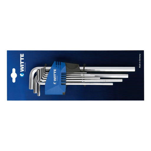 Witte Juego de 9 llaves Allen largas