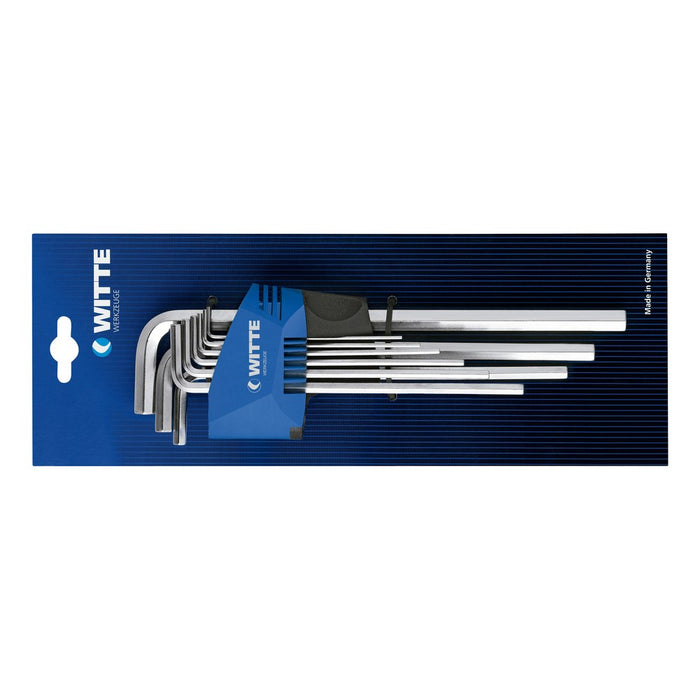 Witte Juego de 9 llaves Allen largas