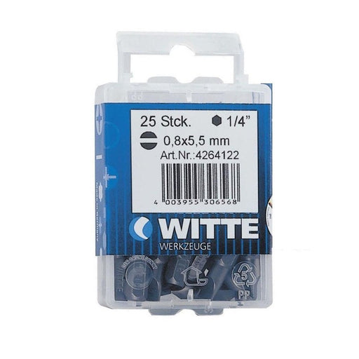 Witte 15 Puntas en cajita de plástico largo 25 mm (PL 4,5 TIN)