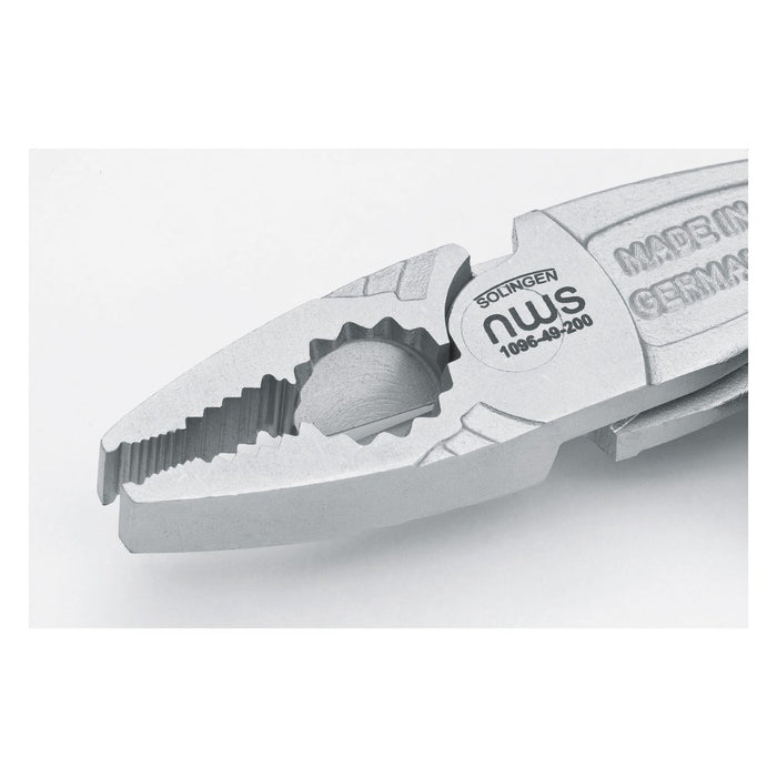 NWS Alicate cabeza acodada multifunción Serie 49 VDE Largo 200 mm (con colgador)