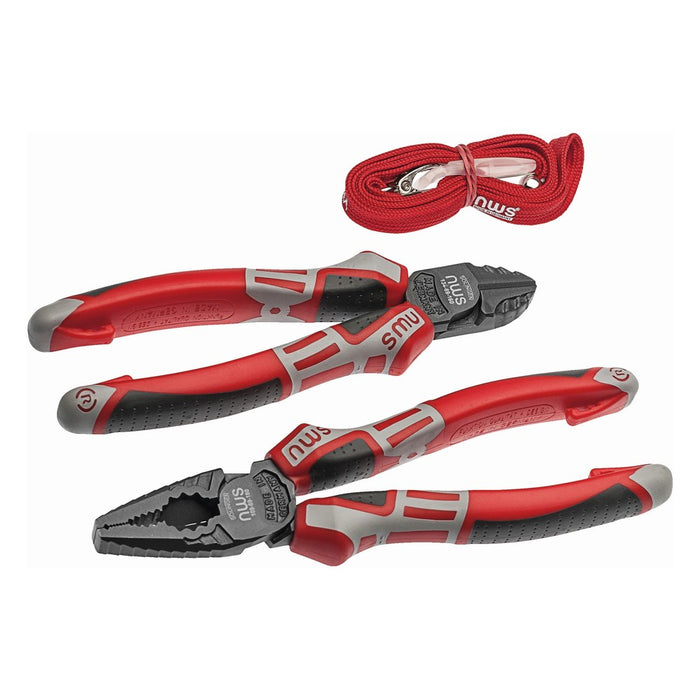 NWS Juego de alicate CombiMax 180 mm + alicate corte diagonal 160 mm Serie 69