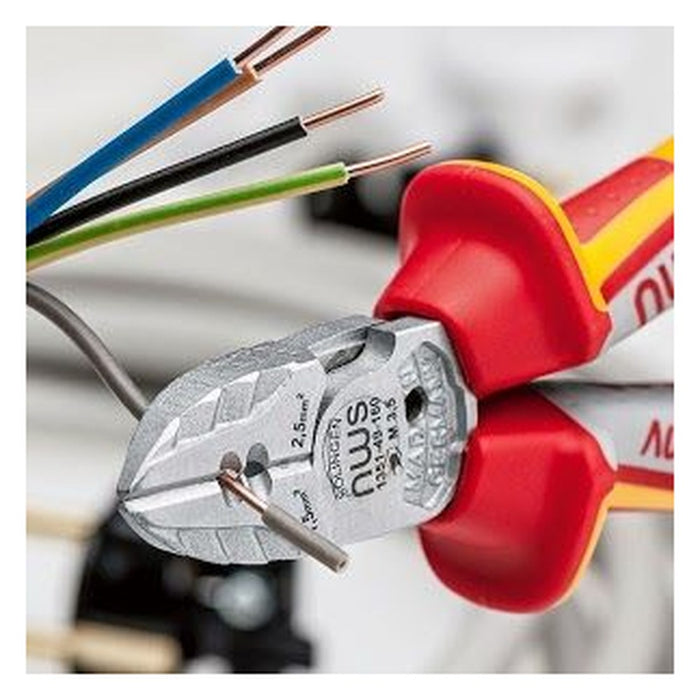 NWS Alicate corte diagonal electricista Serie 49 VDE Largo 190 mm
