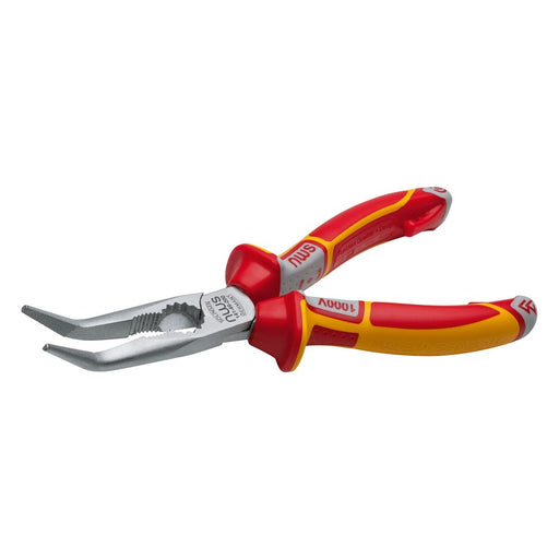 NWS Alicate boca semiredonda curva Serie 49 VDE Largo 205 mm