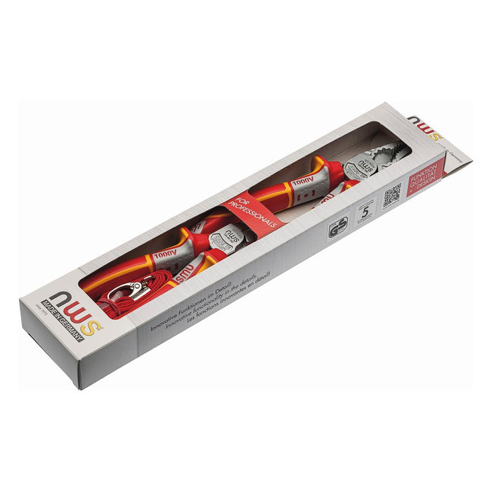 NWS Juego alicate universal VDE CombiMax 180 + alicate corte diagonal VDE 160
