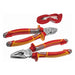NWS Juego alicate universal VDE CombiMax 180 + alicate corte diagonal VDE 160
