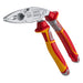 NWS Alicate cabeza acodada multifunción Serie 49 VDE Largo 200 mm