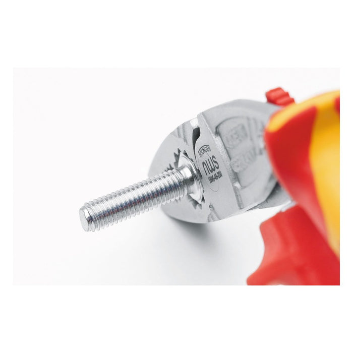 NWS Alicate cabeza acodada multifunción Serie 49 VDE Largo 200 mm