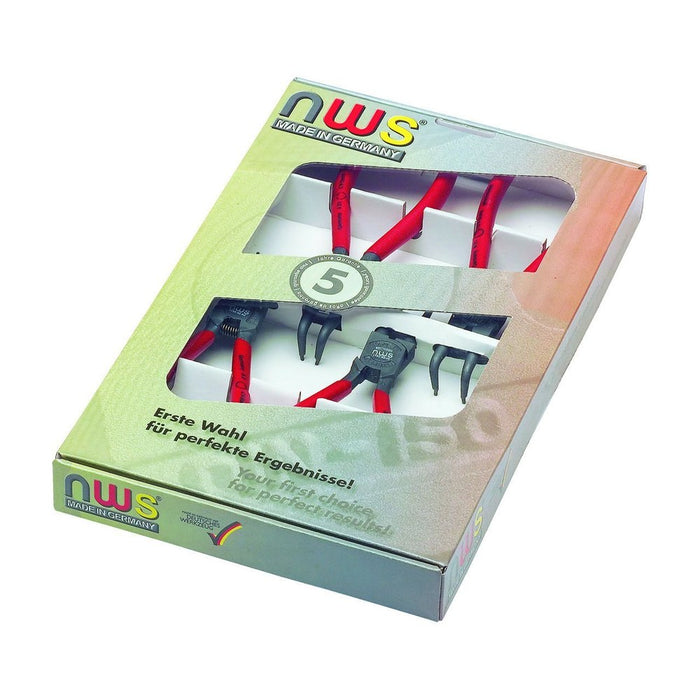 NWS Juego 4 pzas. Circlips ( 2 alicates rectos;2 alicates curvos )