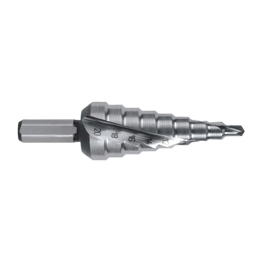 Ruko Broca escalonada HSS con mango hexagonal 1/4" Ø 4,0-30,0 mm (14 pasos)