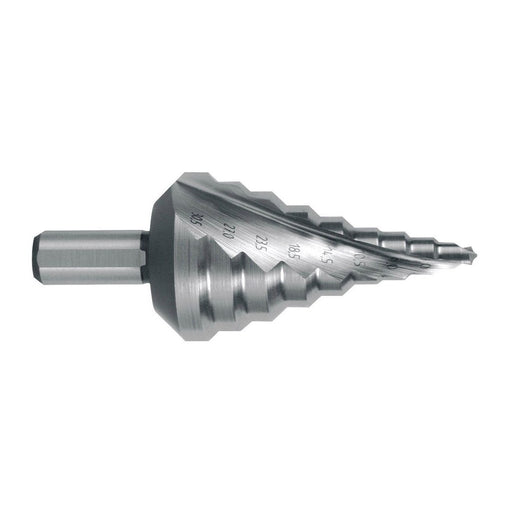 Ruko Broca escalonada HSS sistema métrico Ø 5,3-30,5 mm (9 pasos)