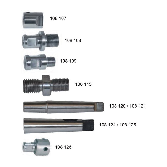 Ruko Adaptador para taladros de base magnética para adaptar a CM2 con salida a B16 portabrocas 108117