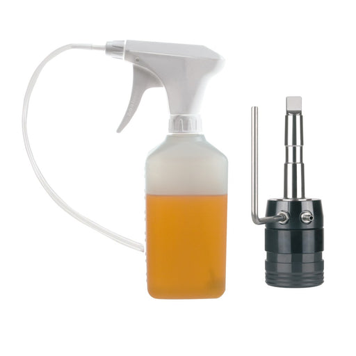 Ruko Soporte automático EasyLock para brocas huecas Weldon CM3 + Botella refrigerante