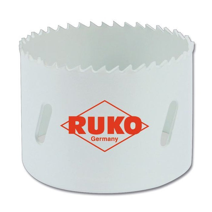 Ruko Corona perforadora HSS-Co 8 bimetal con dentado fino (Ø 95 mm)