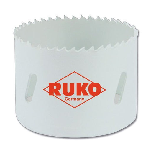 Ruko Corona perforadora HSS-Co 8 bimetal con dentado fino (Ø 114 mm)