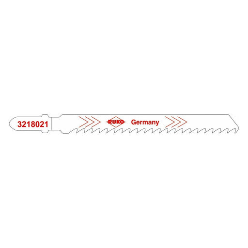 Ruko Pack de 5 sierras de calar HCS acero corte ultra rápido 100 mm (Equivalencia Bosch T 144 DF)
