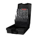 Ruko Juego de 19 brocas helicoidales FLOWSTEP® HSS