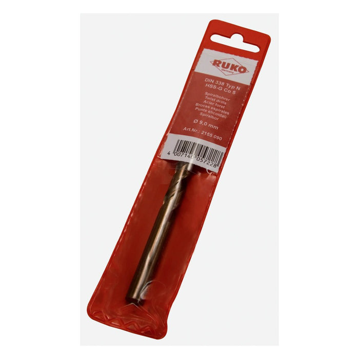 Ruko Broca HSS-Co 5 Cobalto rectificadas con autocentrado (Ø 11,5 mm)