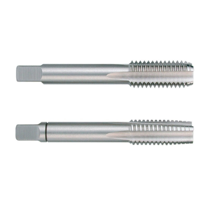 Ruko Juego 2 machos roscar a mano G DIN 5157 HSS con rosca G 1 1/8" - Rp 1 1/8"