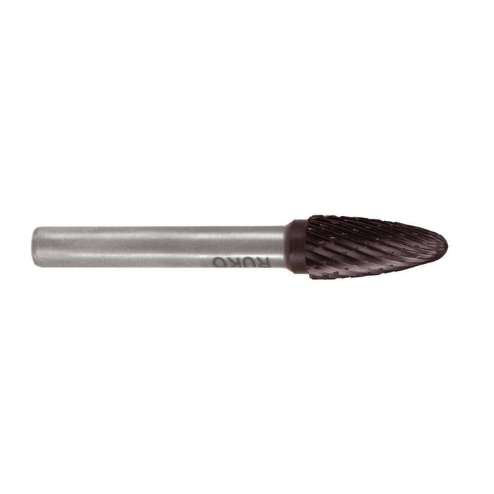 Ruko Fresas metal duro TiCN forma F-RBF Arco completo (Ø 12 mm)