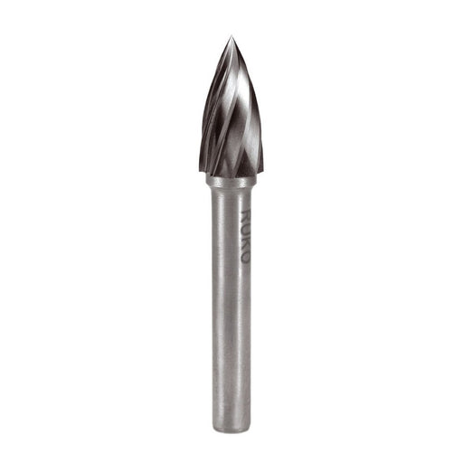 Ruko Fresas metal duro Alu forma G-SPG Arco en punta (Ø 12 mm)