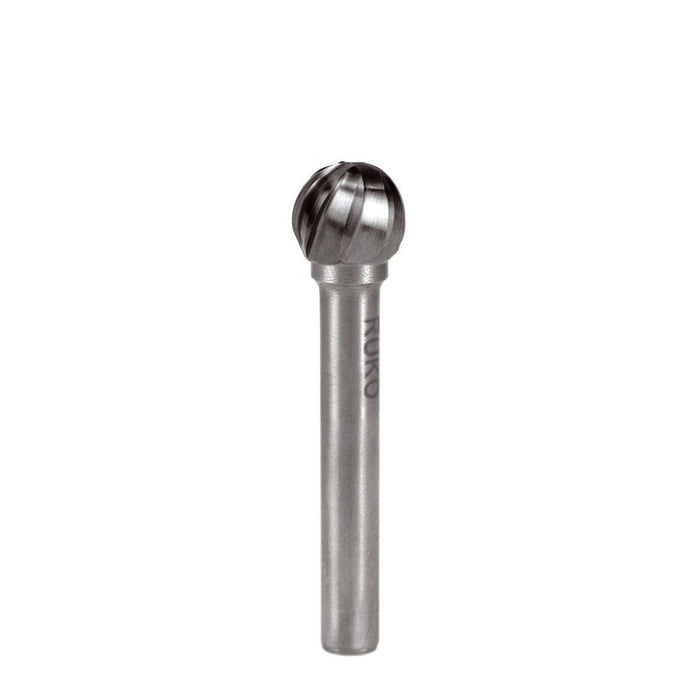 Ruko Fresas metal duro Alu forma D-KUD Esférica (Ø 6 mm)
