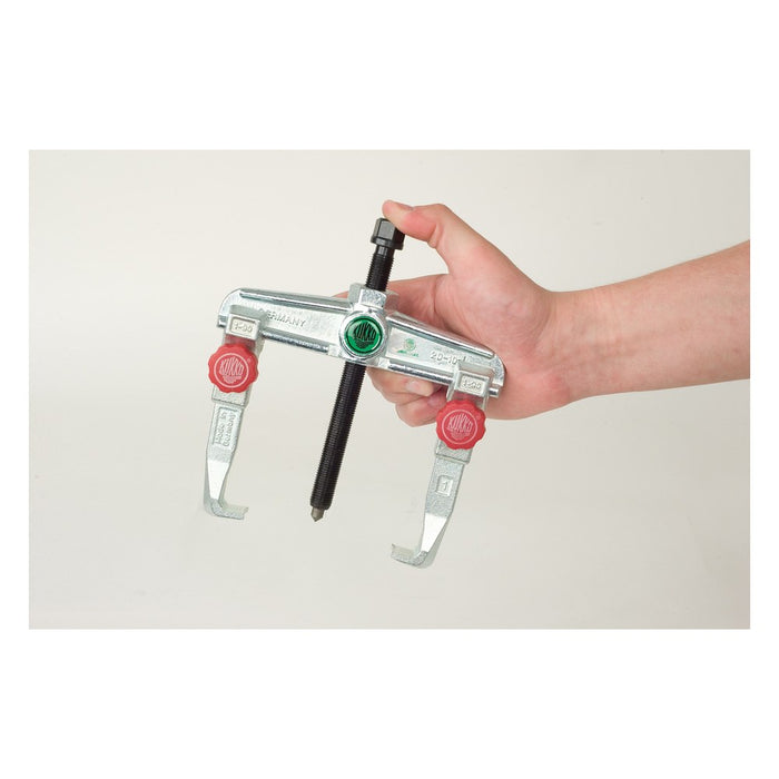 Kukko Extractor de rodamientos universal de 2 patas con regulación rápida (120x100 mm)