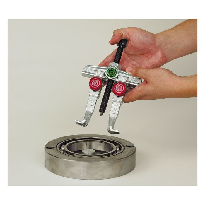 Kukko Extractor de rodamientos universal de 2 patas con regulación rápida (120x100 mm)