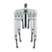 Kukko Extractor de rodamientos universal múltiple de 2 patas para espacios angostos (120x100/200/250/350 mm)