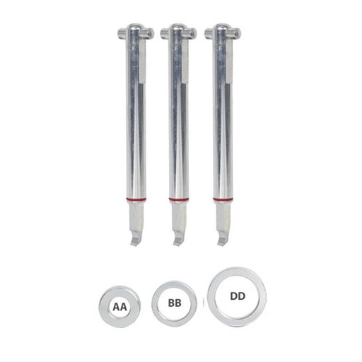 Kukko Juego de 3 ganchos de extracción PULLPO 011