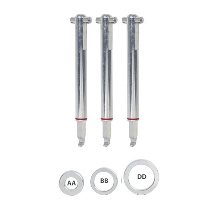 Kukko Juego de 3 ganchos de extracción PULLPO 011