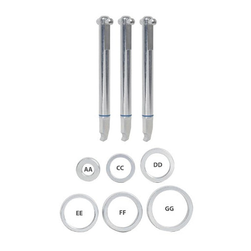 Kukko Juego de 3 ganchos de extracción PULLPO 012