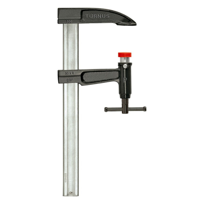 Turnus Tornillo de apriete con émbolo mango en T 2000x140 mm Riel 35x9 mm