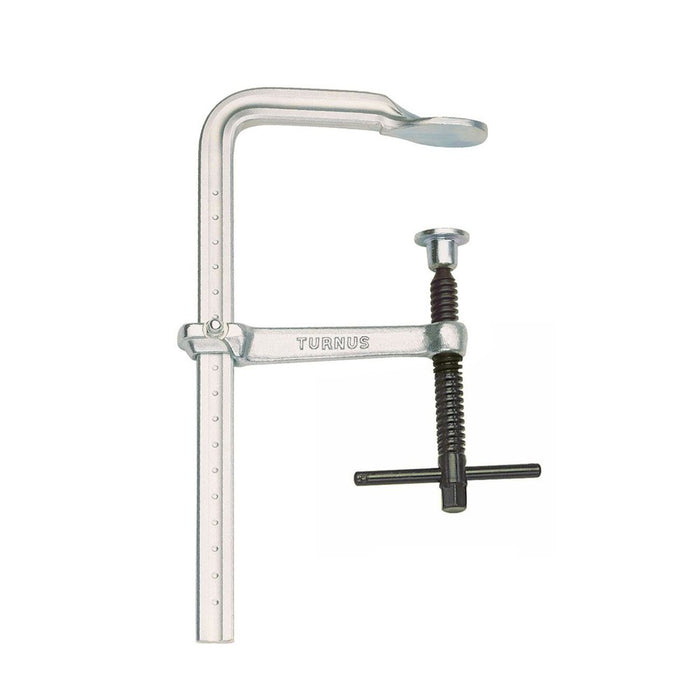 Turnus Tornillo de apriete todo acero mango en T 250x120 mm Riel 22x10,5 mm