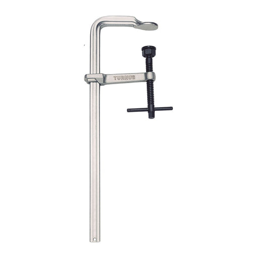 Turnus Tornillo de apriete para cerrajería para trabajos pesados mango en T 800x140 mm Riel 30x15 mm