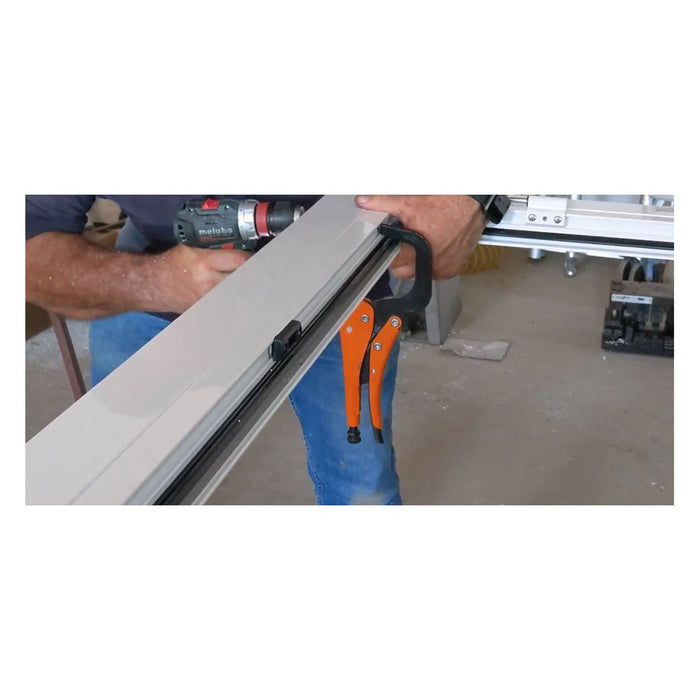 Grip-on Sargento de acero cuello de cisne (470 mm)