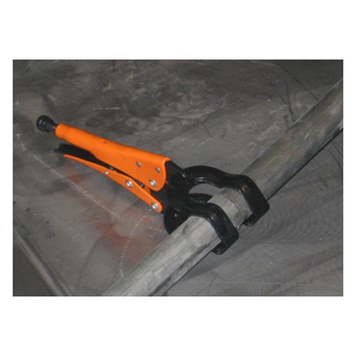 Grip-on Sargento de acero bocas onduladas en forma de U especial para tubos (295 mm)