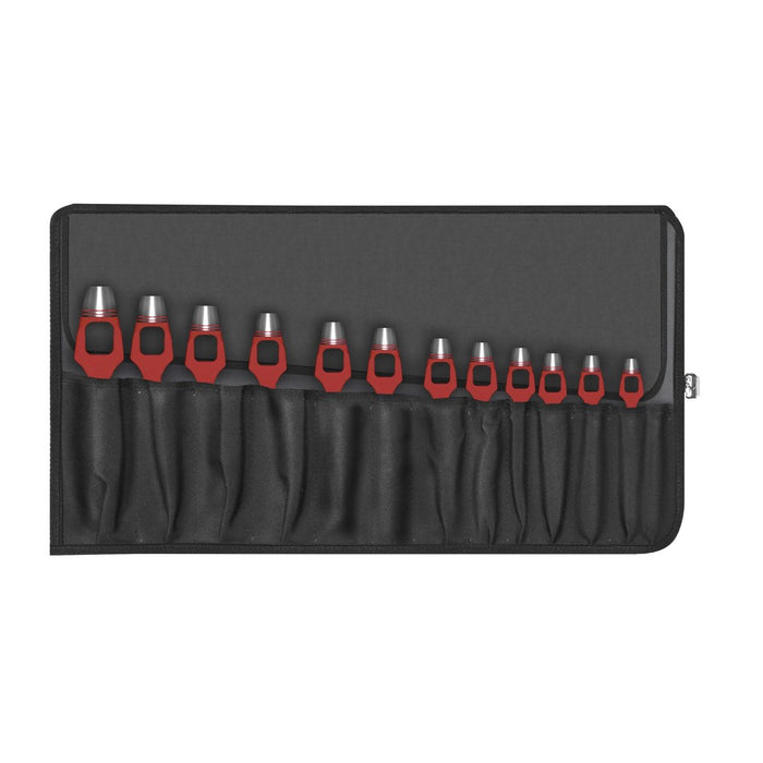 Paffrath Juego de 10 sacabocados de puente DIN 7200 forma A (3-5-7-8-10-13-16-19-22-25 mm)