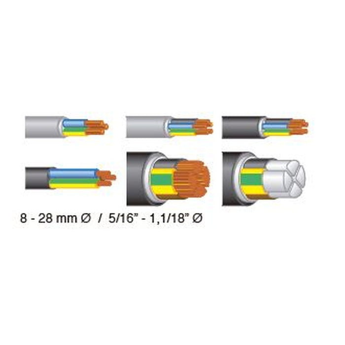 Jokari Cuchillo pelacables System 4-70 (Ø 8-28 mm)