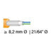 Jokari Pelacables Fibre Strip LC (Ø a partir de 8,2 mm)