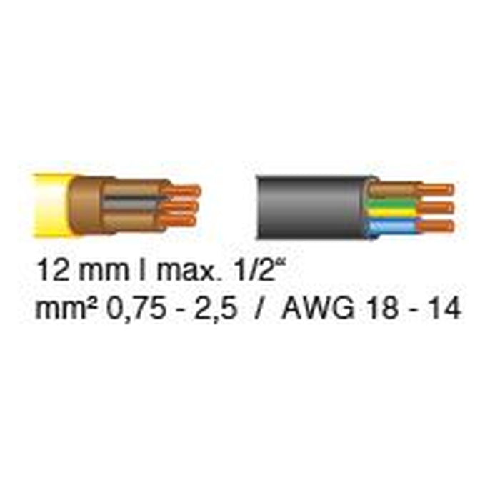 Jokari Alicate pelacables FKZ para cable plano (12 mm)