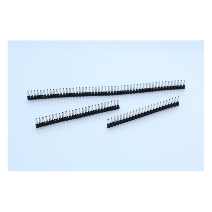 Jokari 10 tiras de 50 manguitos blancos de 0,5 mm² x 8 mm para QUADRO Plus