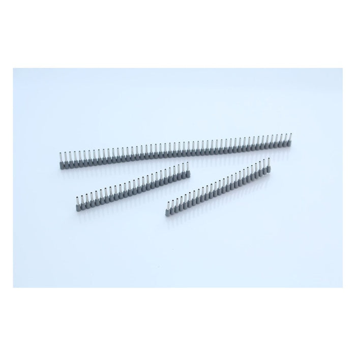 Jokari 10 tiras de 50 manguitos grises de 0,75 mm² x 8 mm para QUADRO Plus