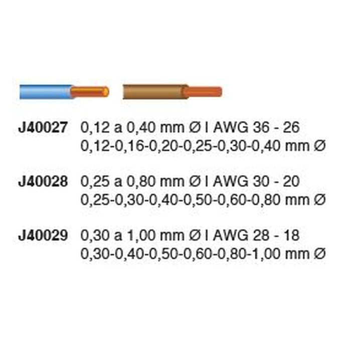 Jokari Pelacables de microprecisión ESD-Plus (0,30 a 1,00 mm)