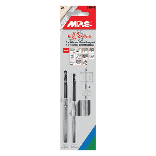 MPS Pack 2 brocas HSS de cambio rápido (Ø 16-330 mm)