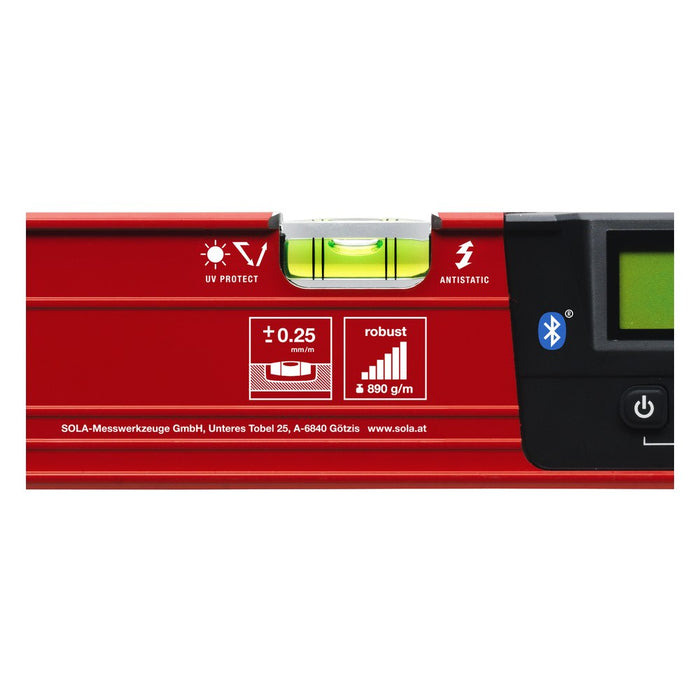 Sola Nivel láser de burbuja con inclinómetro electrónico digital Red Laser Digital