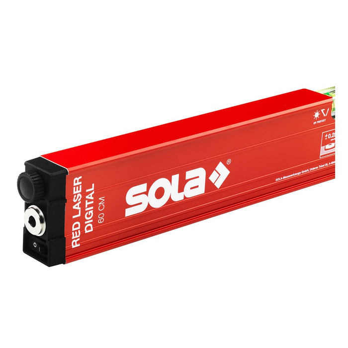 Sola Nivel láser de burbuja con inclinómetro electrónico digital Red Laser Digital