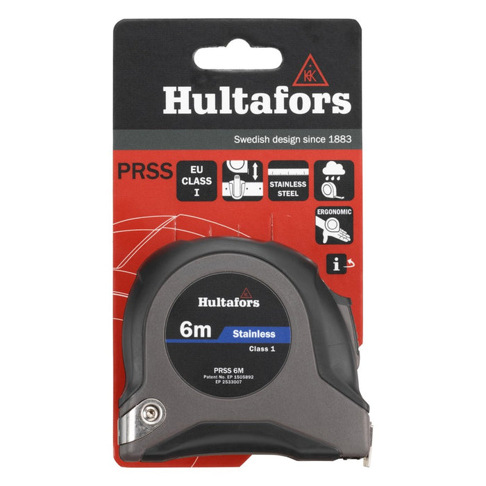 Hultafors Flexómetro clase I inox PRSS de 4 m