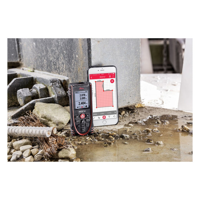 Leica Geosystems Medidor Láser Disto X3-1 (Alcance 0,05 a 150 m; Precisión ± 1,0 mm)