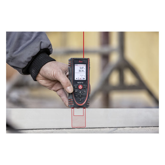 Leica Geosystems Medidor Láser Disto X3-1 (Alcance 0,05 a 150 m; Precisión ± 1,0 mm)